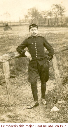 Le médecin aide-major BOULONGNE en 1914
