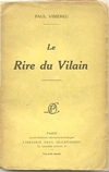 Couverture du roman Le rire du vilain