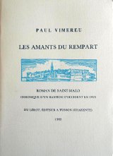 Couverture du roman Les Amants du Rempart, réédition posthume de 1985