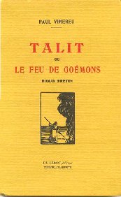 Couverture du roman Talit ou le Feu de Goémons, édition de 1994